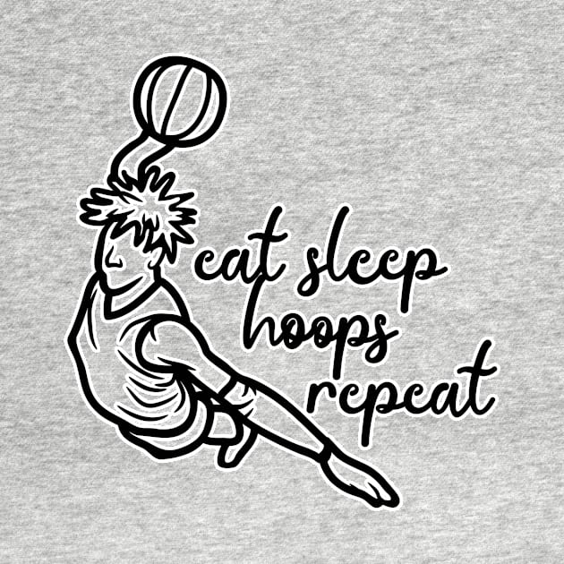 Eat Sleep Hoops Repeat by nextneveldesign